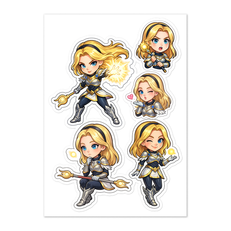 Lux Chibi Sticker Sheet
